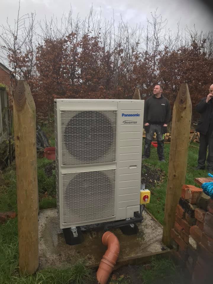 Renewable heating installation completed by Eco Heat ASHP Ltd