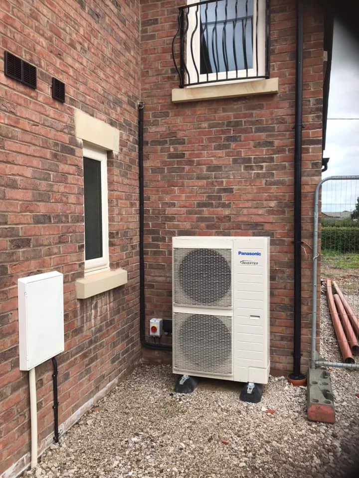 Renewable heating installation completed by Eco Heat ASHP Ltd