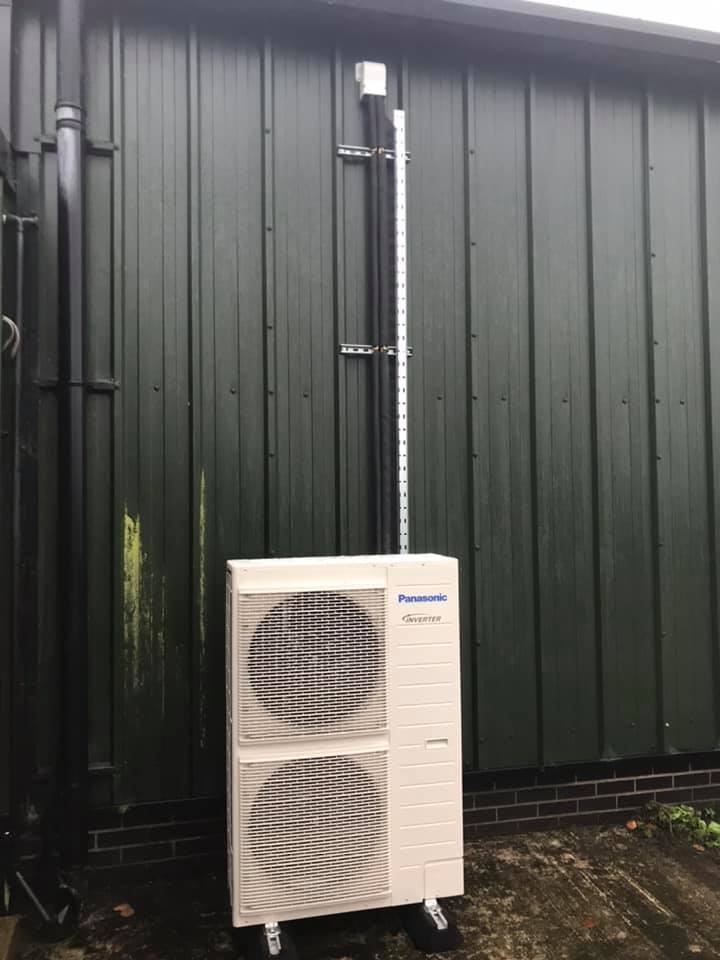 Renewable heating installation completed by Eco Heat ASHP Ltd