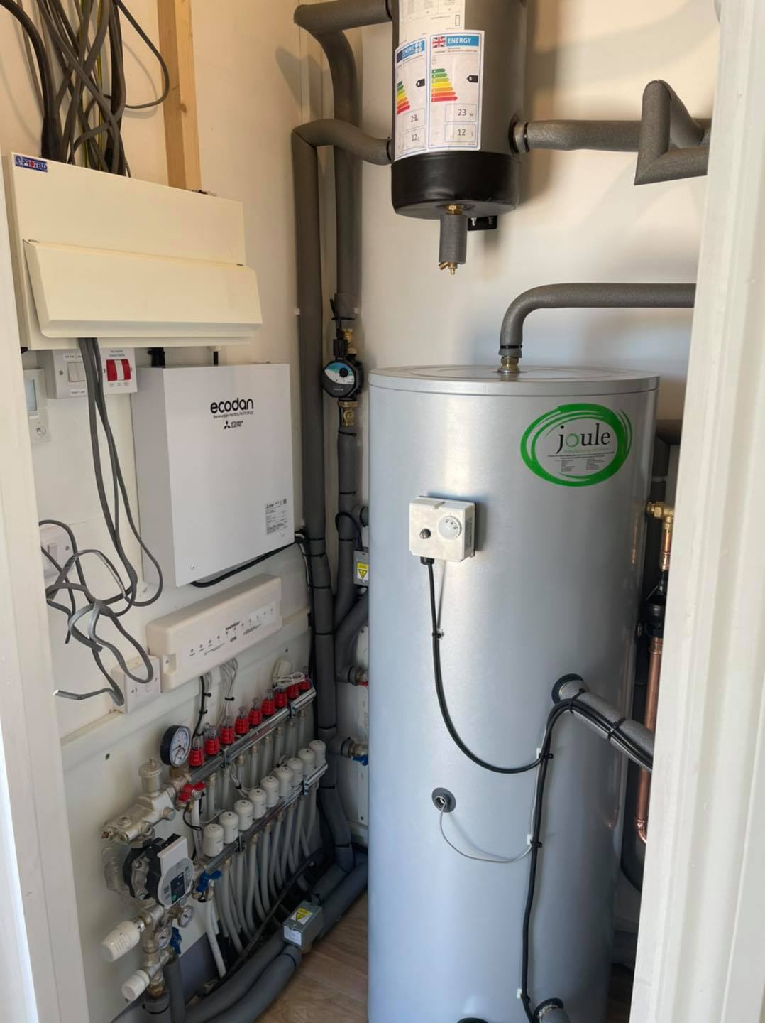 Renewable heating installation completed by Eco Heat ASHP Ltd