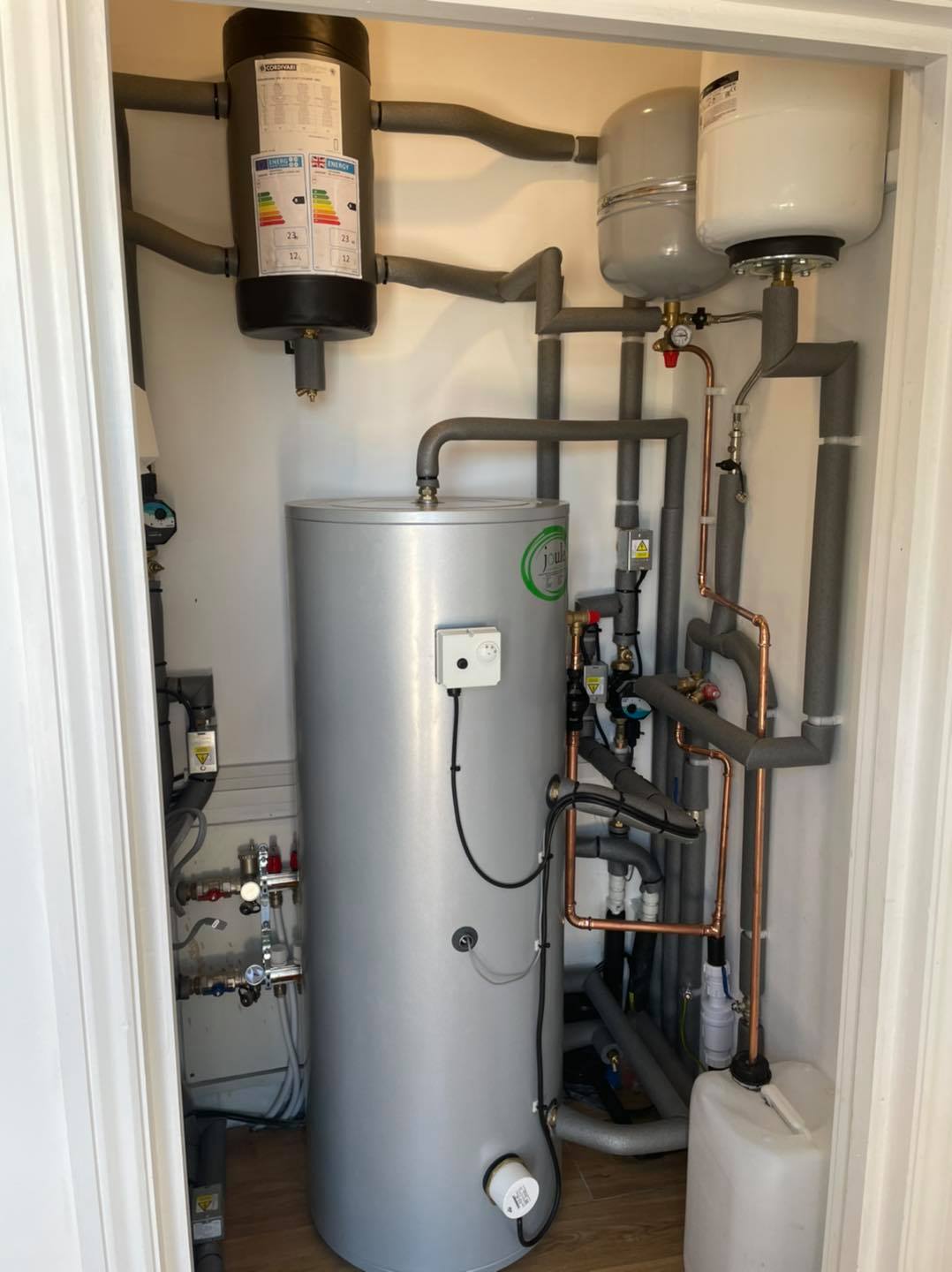Renewable heating installation completed by Eco Heat ASHP Ltd