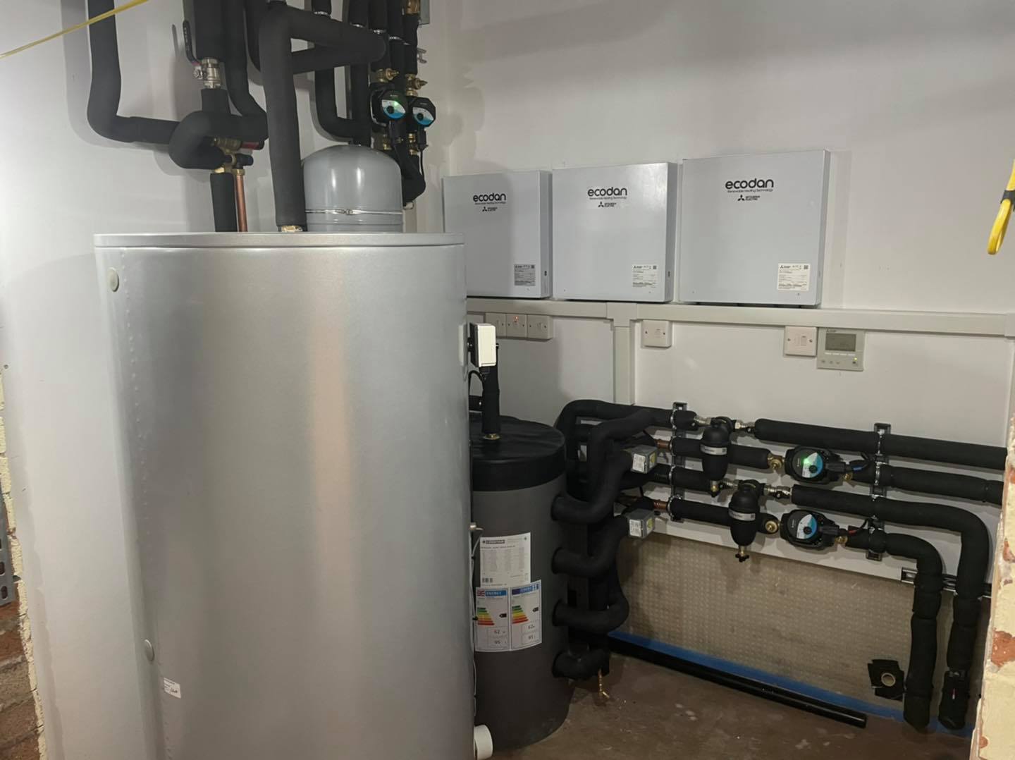 Renewable heating installation completed by Eco Heat ASHP Ltd