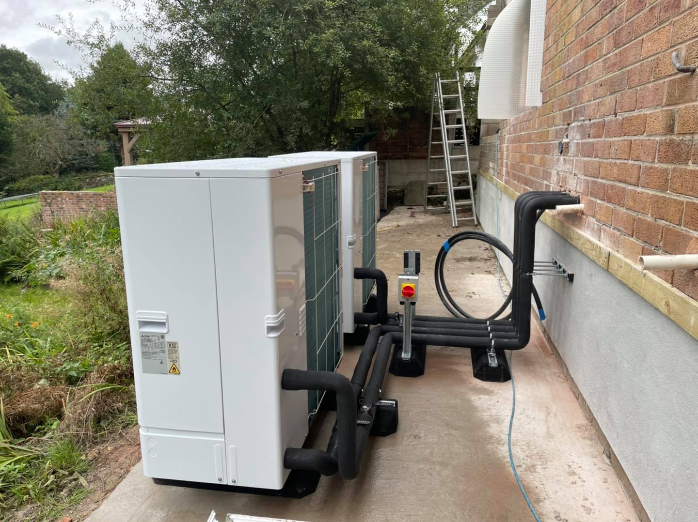 Renewable heating installation completed by Eco Heat ASHP Ltd