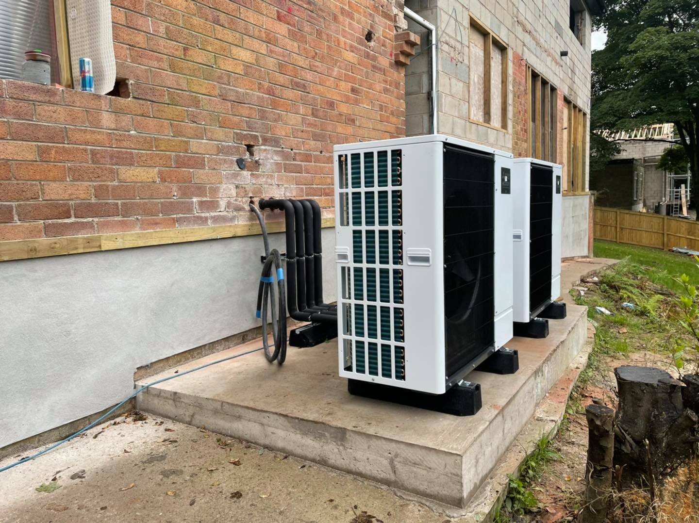 Renewable heating installation completed by Eco Heat ASHP Ltd