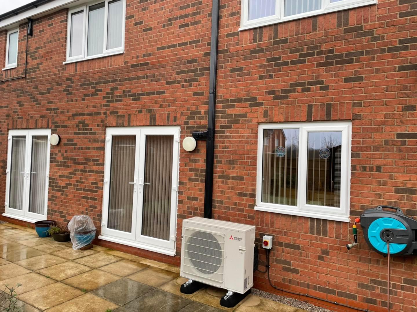 Renewable heating installation completed by Eco Heat ASHP Ltd